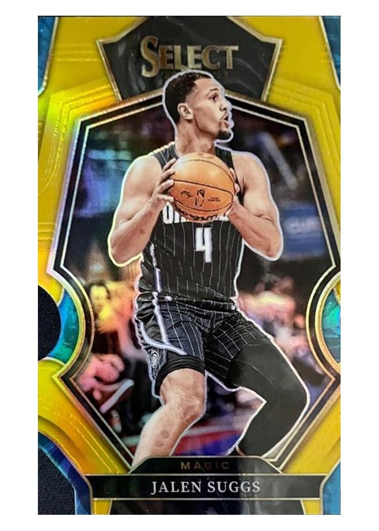 2022-23 Panini Select Base Set Jalen Suggs Gold Prizm #103 card