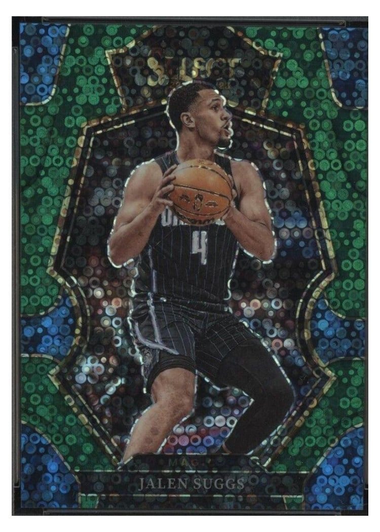 2022-23 Panini Select Base Set Jalen Suggs Green Disco Prizm #103 card