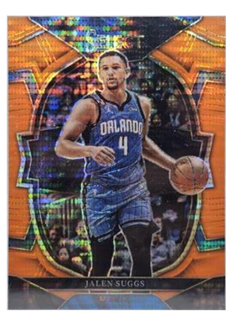 2022-23 Panini Select Base Set Jalen Suggs Neon Orange Pulsar Prizm #3 card