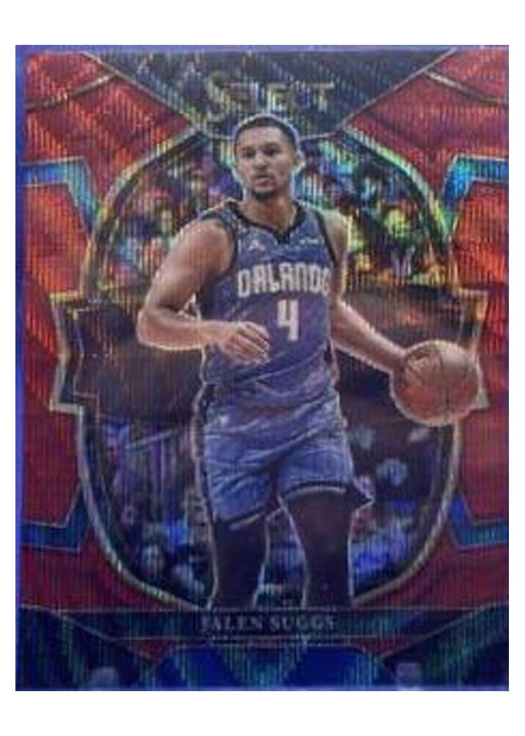 2022-23 Panini Select Base Set Jalen Suggs Red Wave Prizm #3 card