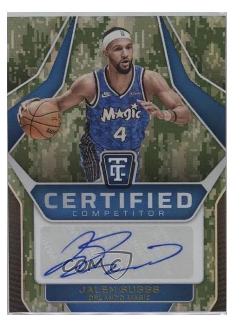 2024-25 Panini Totally Certified Certified Competitor Autographs Jalen Suggs #7 card