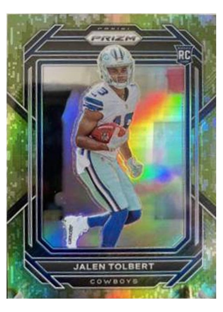 2022 Panini Prizm Base Set Jalen Tolbert Forest Camo #333 card