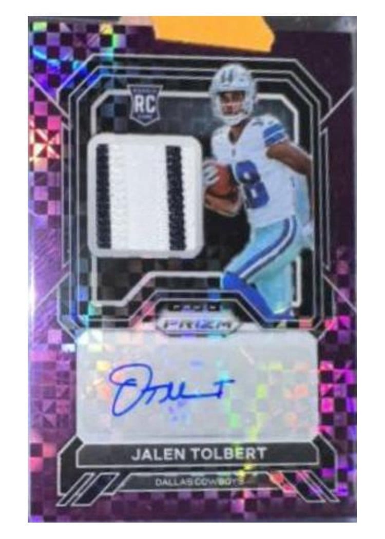2022 Panini Prizm Base Set Jalen Tolbert #333 card