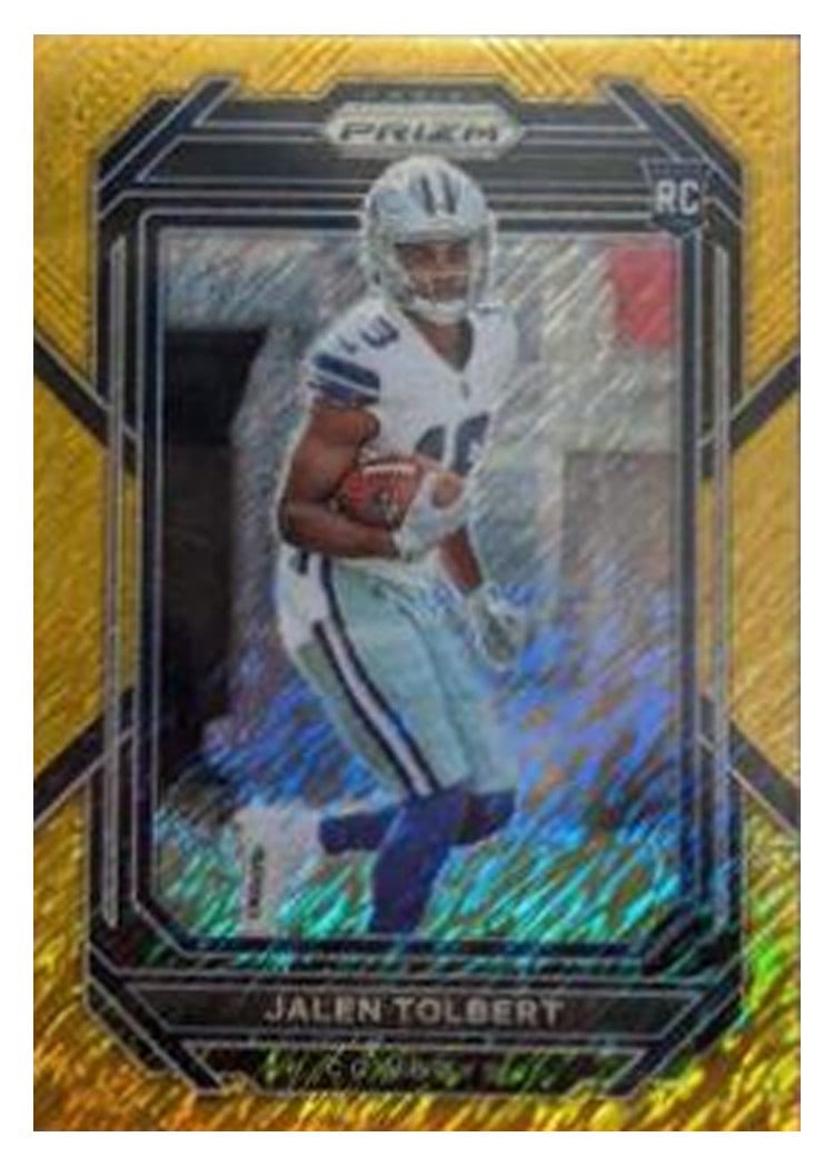 2022 Panini Prizm Base Set Jalen Tolbert #333 card