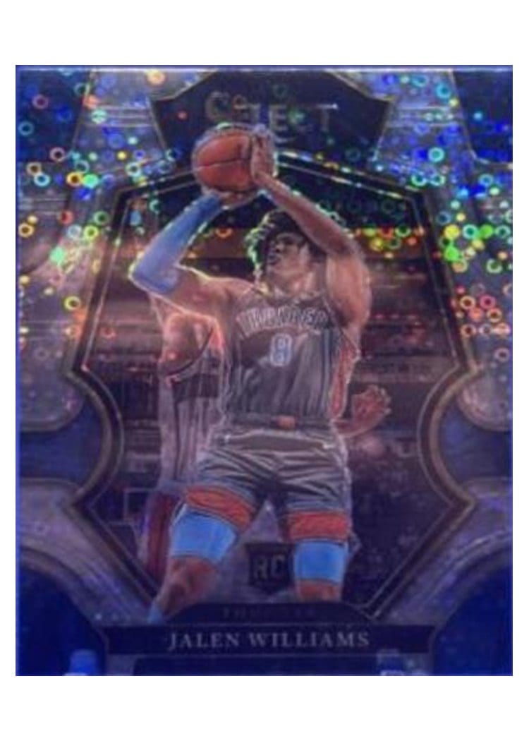 2022-23 Panini Select Base Set Jalen Williams Disco Prizm #167 card