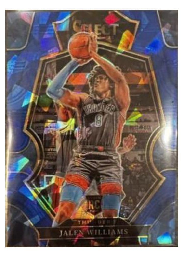 2022-23 Panini Select Base Set Jalen Williams #167 card