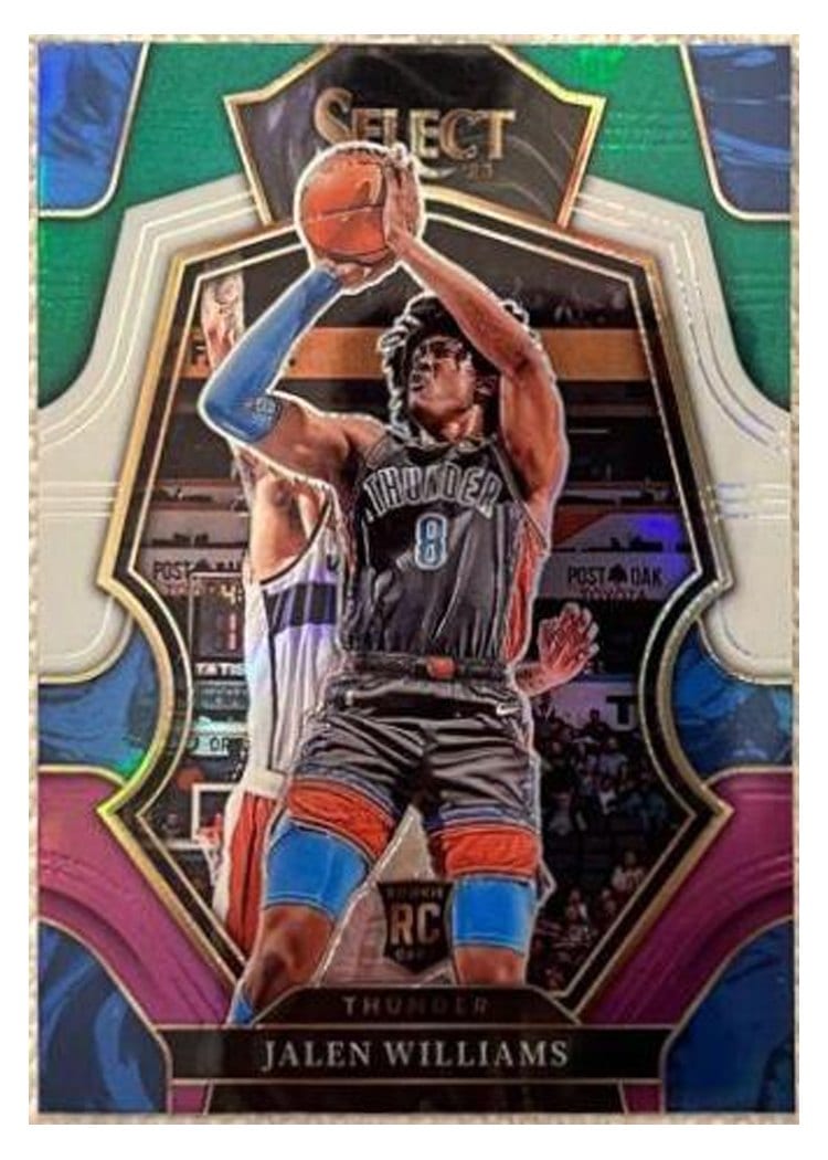 2022-23 Panini Select Base Set Jalen Williams #167 card
