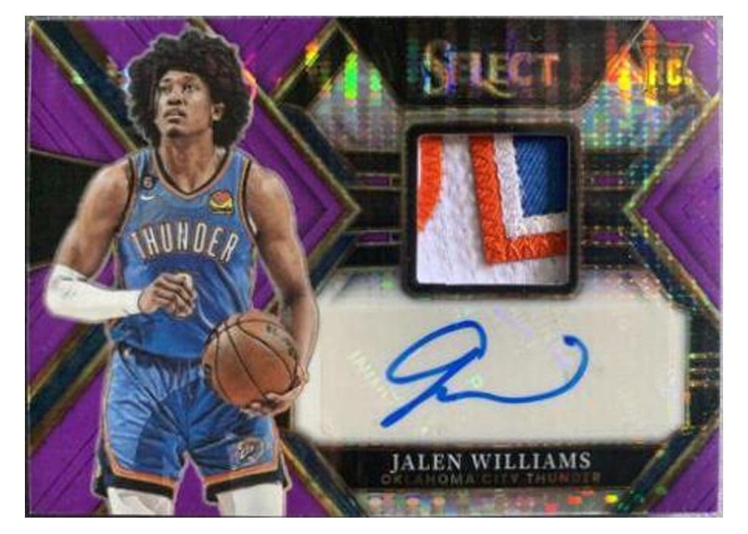2022-23 Panini Select Base Set Jalen Williams #282 card
