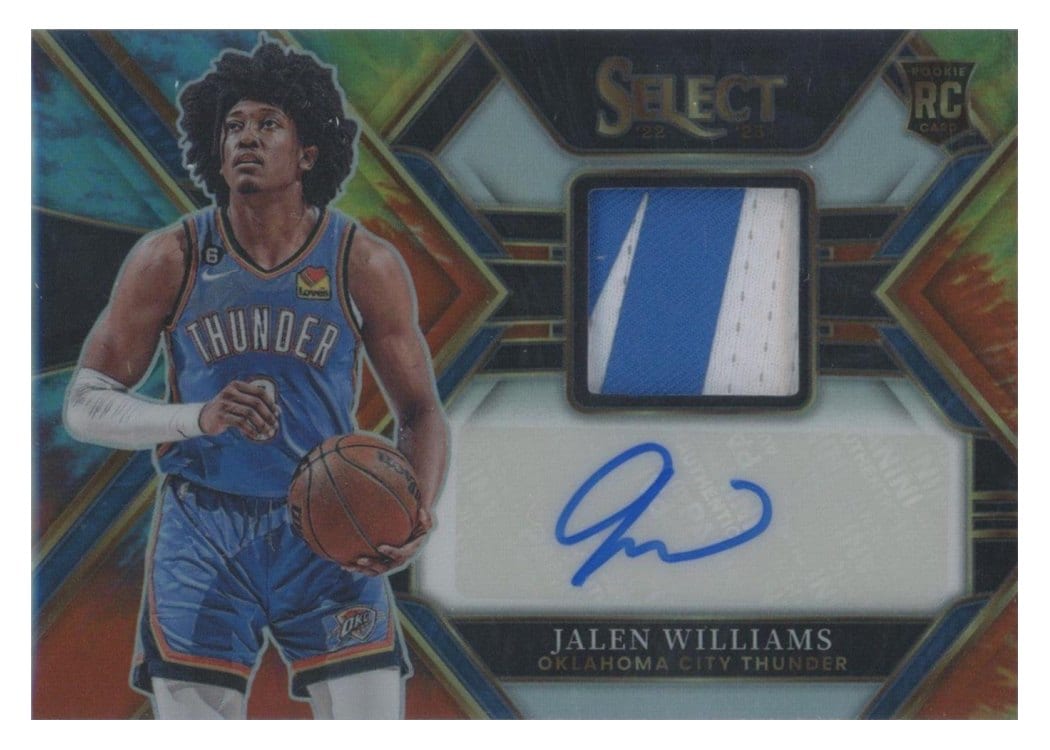 2022-23 Panini Select Base Set Jalen Williams #282 card