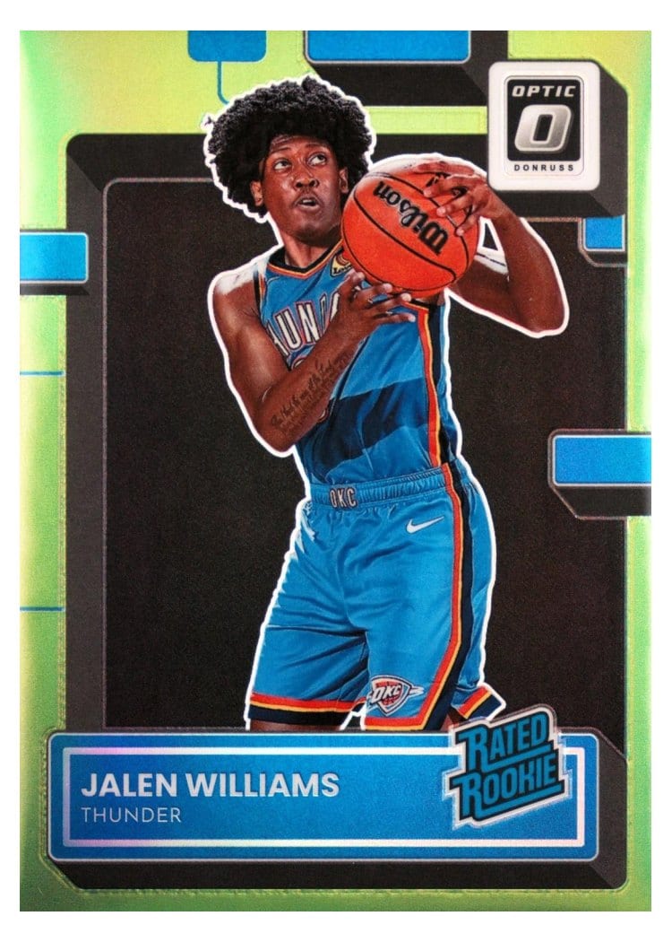 2022 Panini Donruss Optic Jalen Williams #235 card
