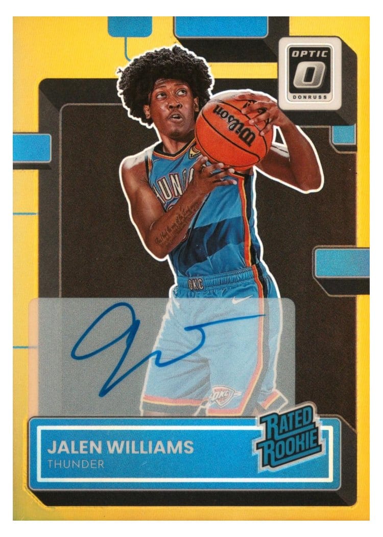 2022 Panini Donruss Optic Jalen Williams #235 card