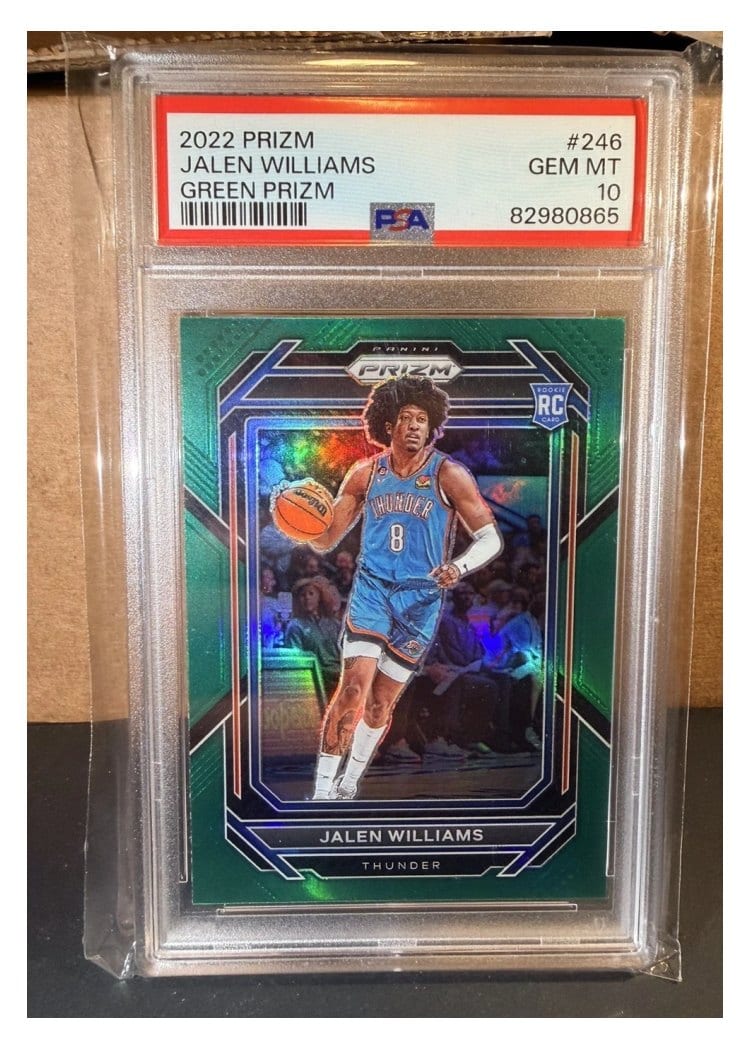 2022 Panini Prizm Jalen Williams #246 card