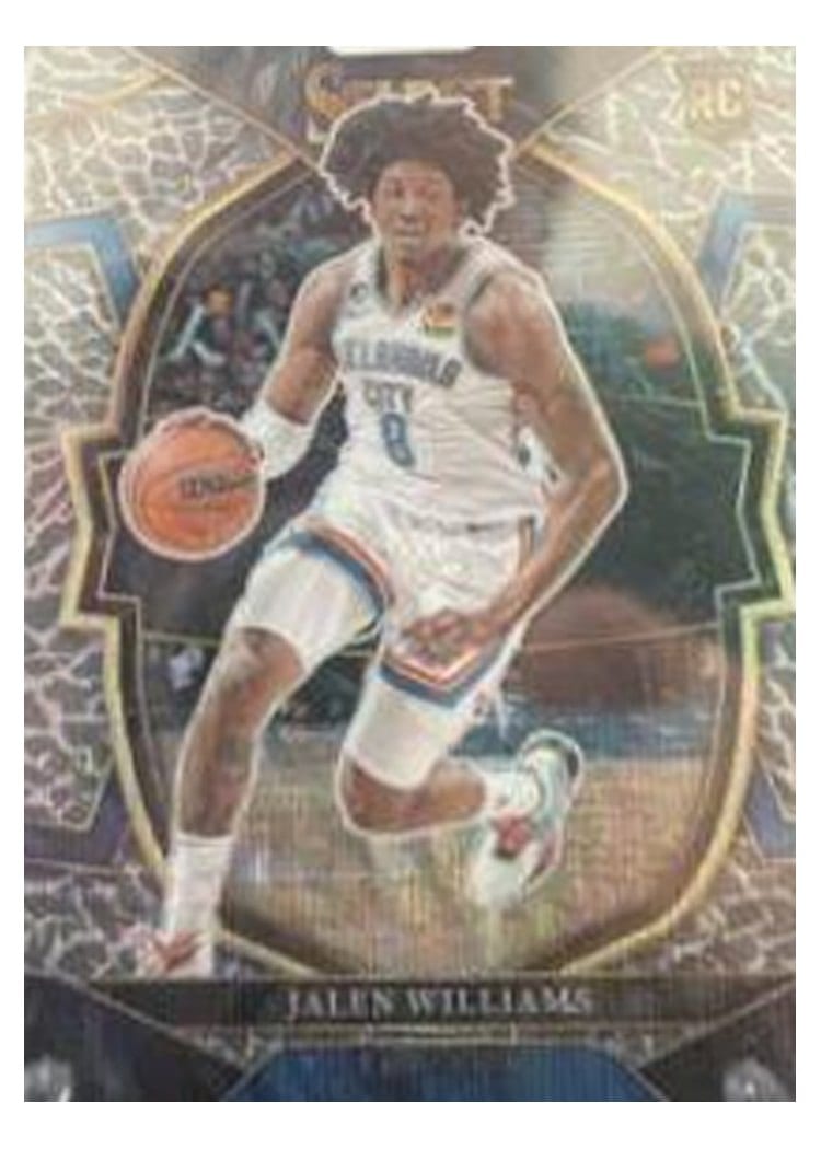 2022 Panini Select Jalen Williams Elephant Prizm #90 card