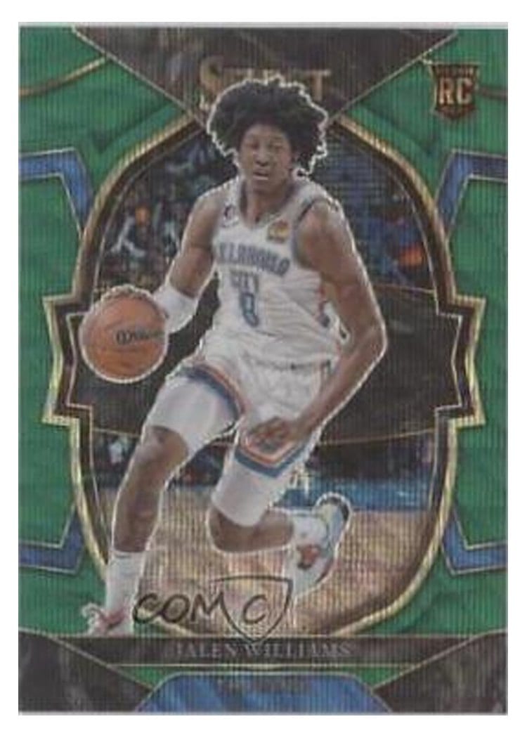 2022 Panini Select Jalen Williams Green Wave Prizm #90 card
