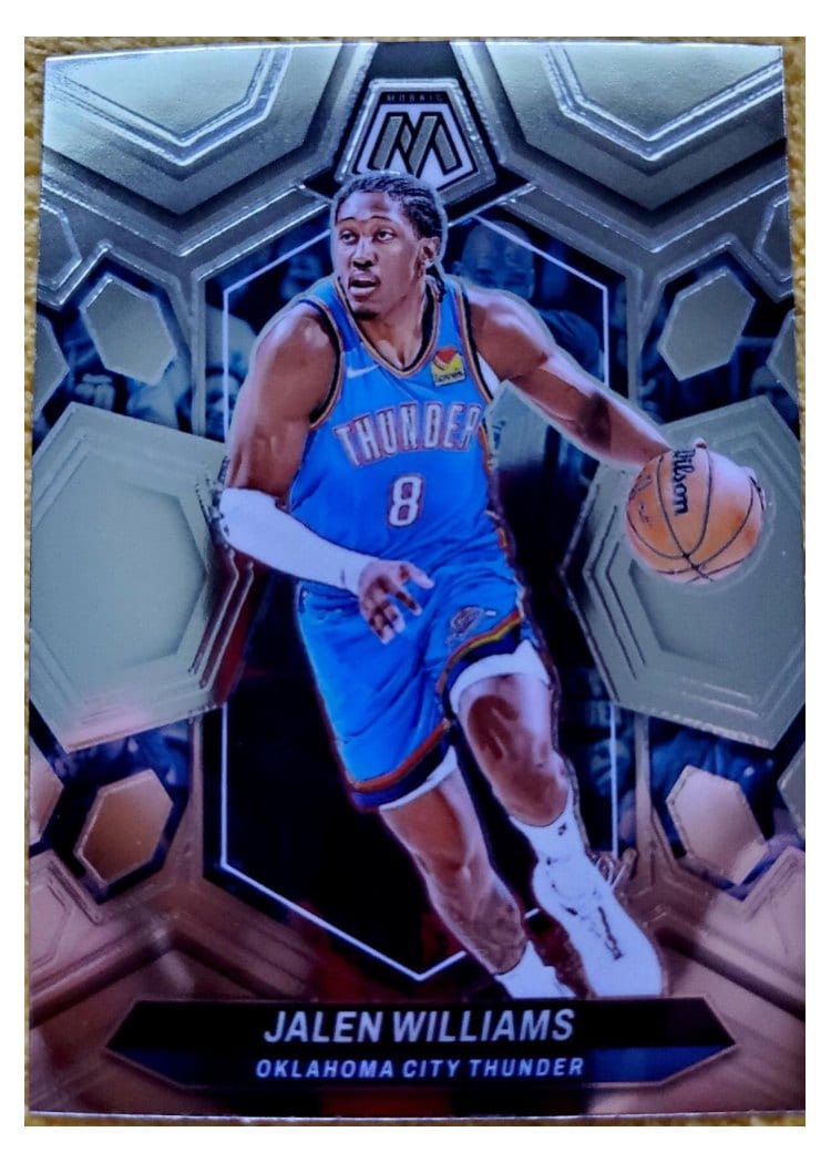 2023-24 Panini Mosaic Base Set Jalen Williams #41 card