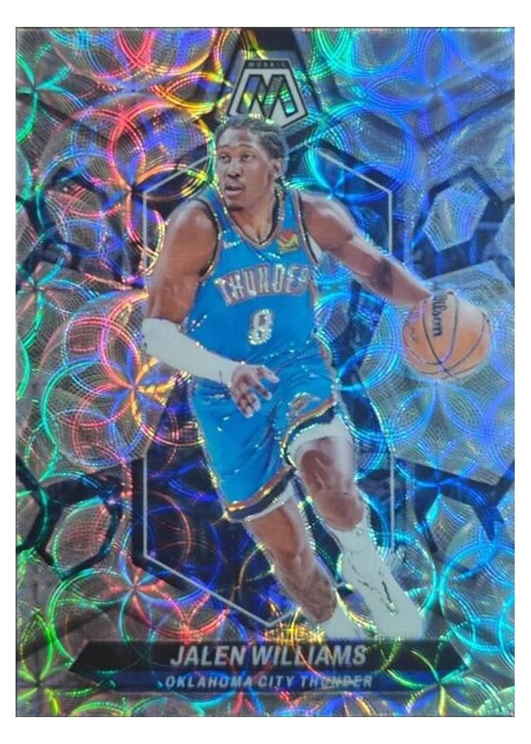 2023-24 Panini Mosaic Base Set Jalen Williams #41 card