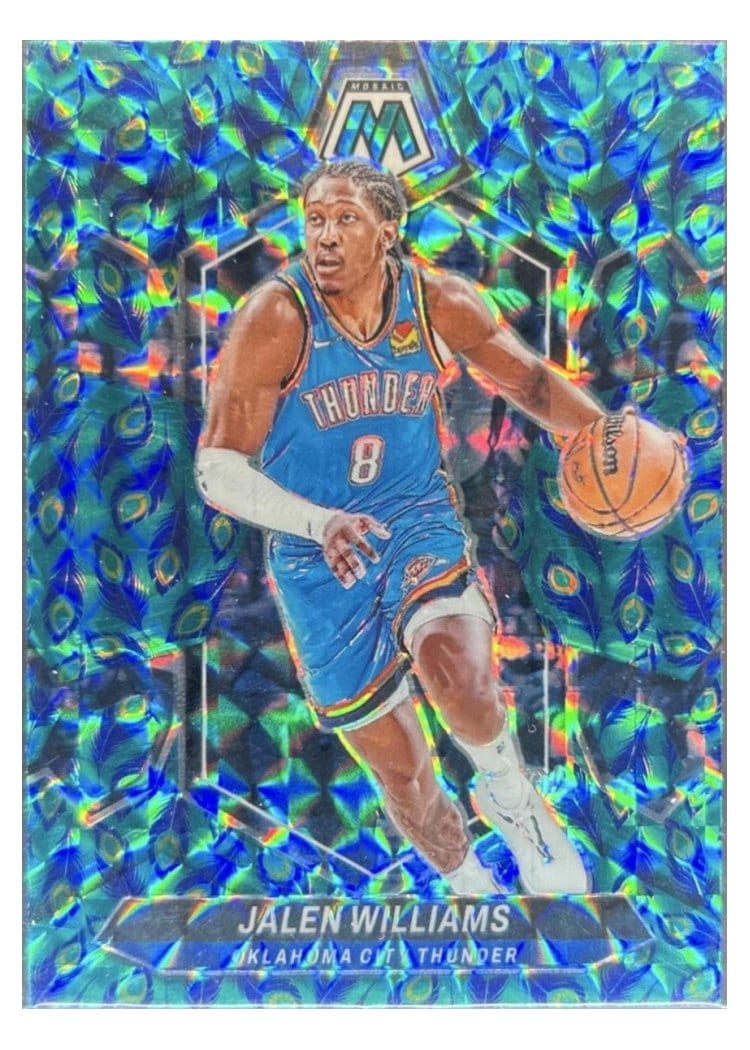 2023-24 Panini Mosaic Base Set Jalen Williams #41 card