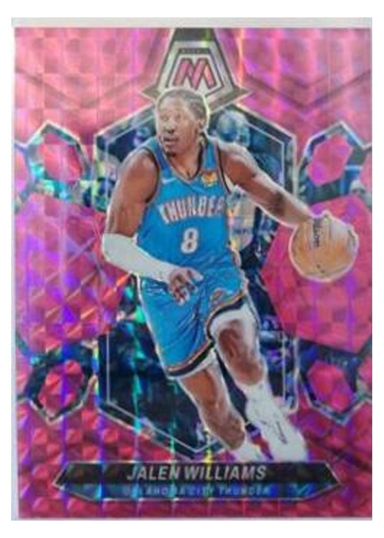 2023-24 Panini Mosaic Base Set Jalen Williams Pink #41 card