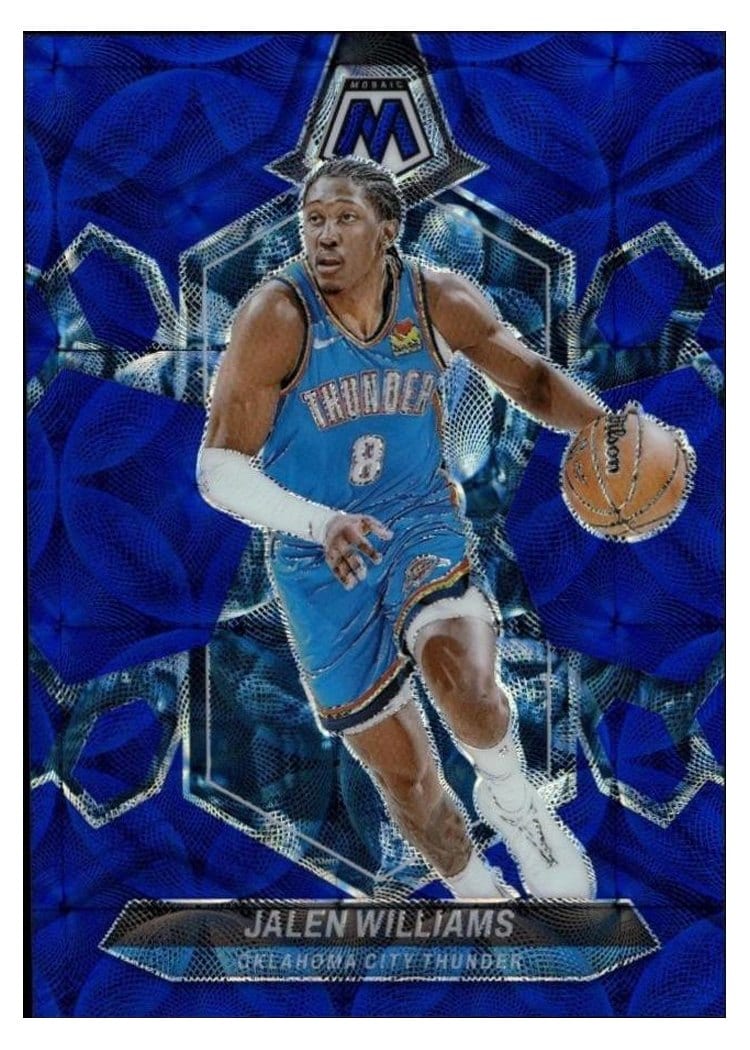 2023-24 Panini Mosaic Base Set Jalen Williams #41 card