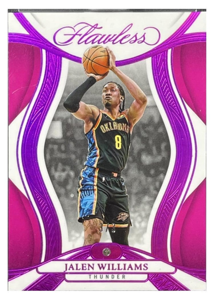 2024-25 Panini Flawless Base Gems Jalen Williams #33 card