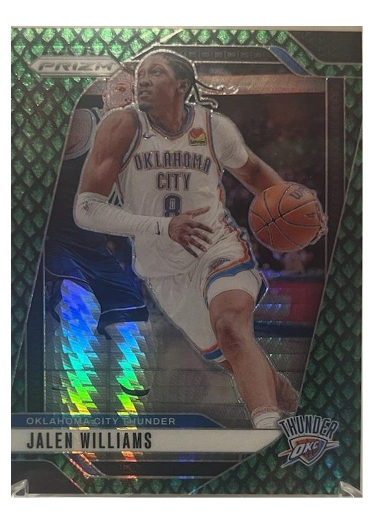 2024-25 Panini Prizm Base Set Jalen Williams #65 card