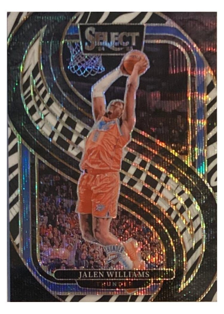 2024-25 Panini Select Base Set Jalen Williams #124 card