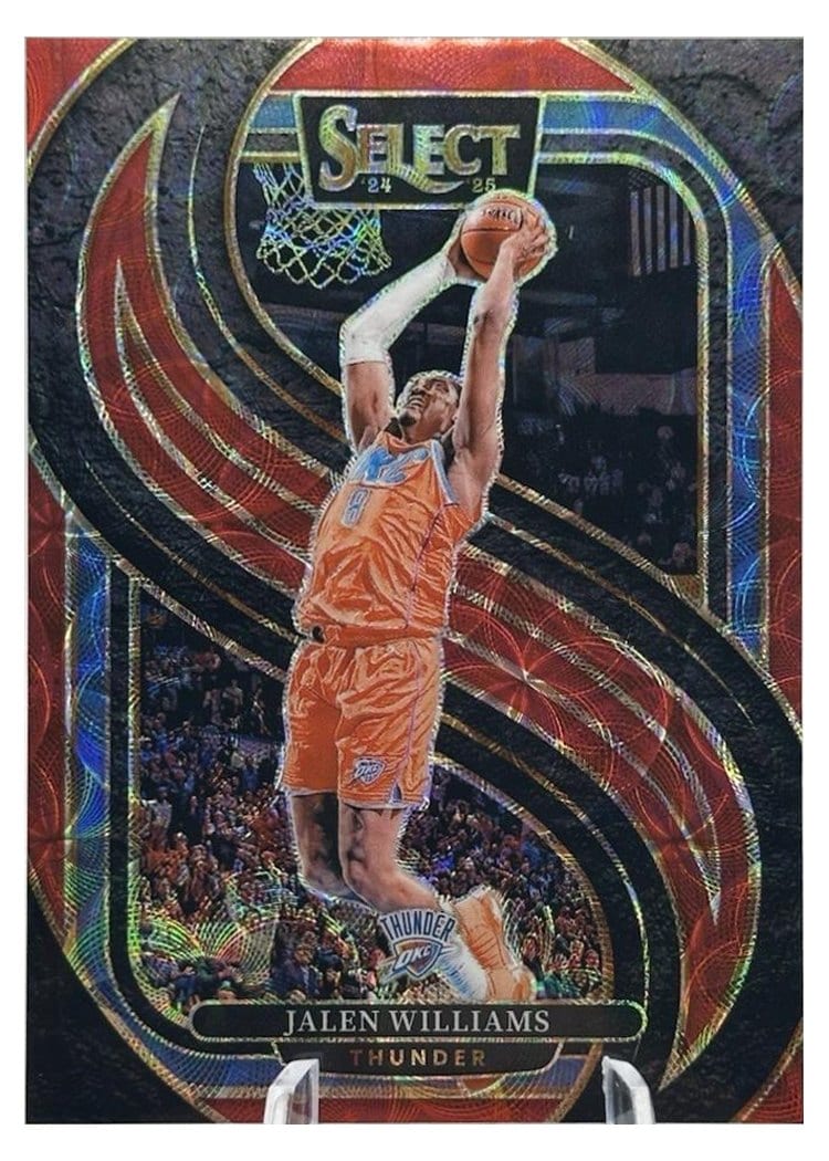 2024-25 Panini Select Base Set Jalen Williams #124 card
