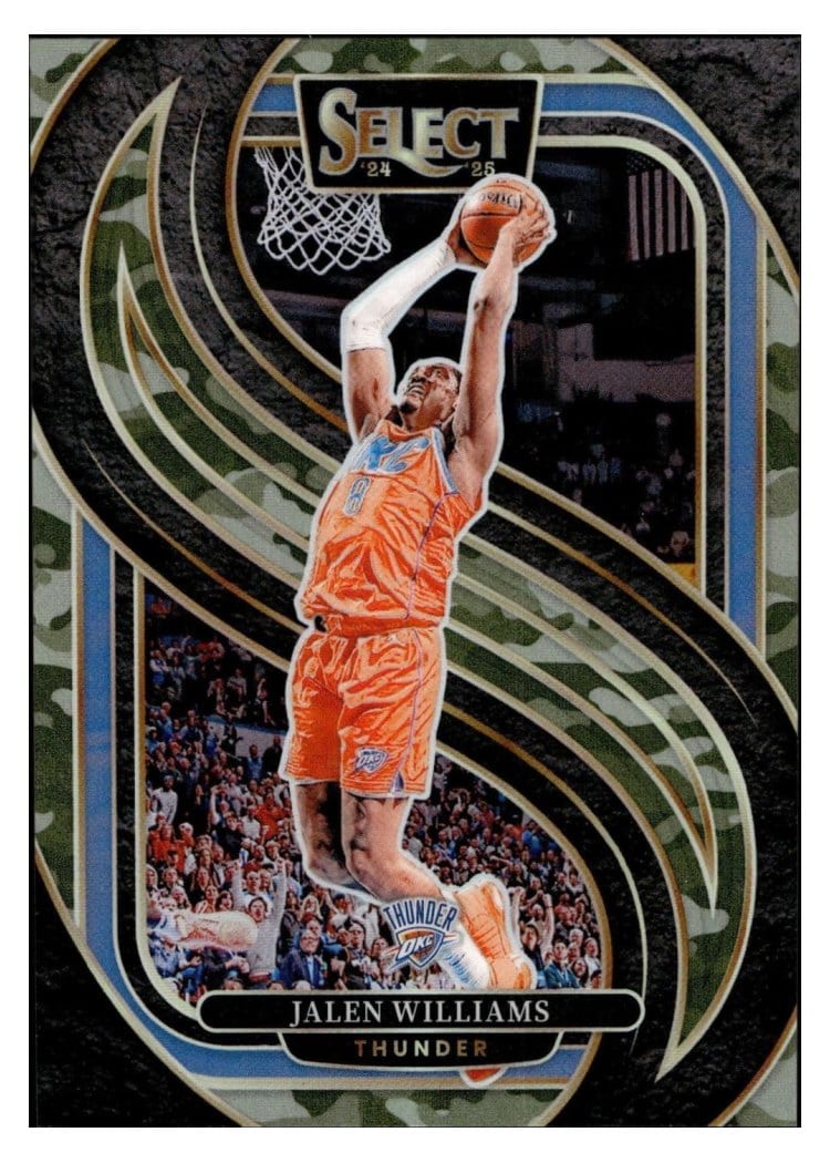 2024-25 Panini Select Base Set Jalen Williams #124 card