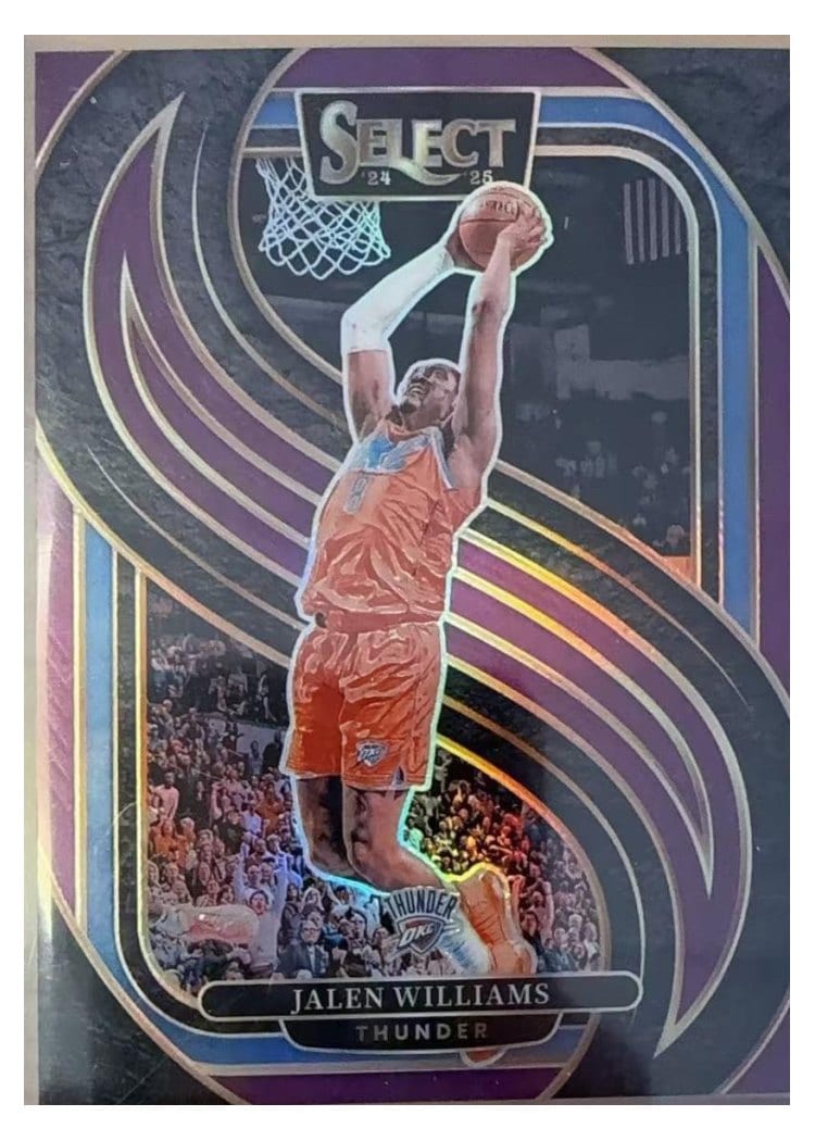 2024-25 Panini Select Base Set Jalen Williams #124 card