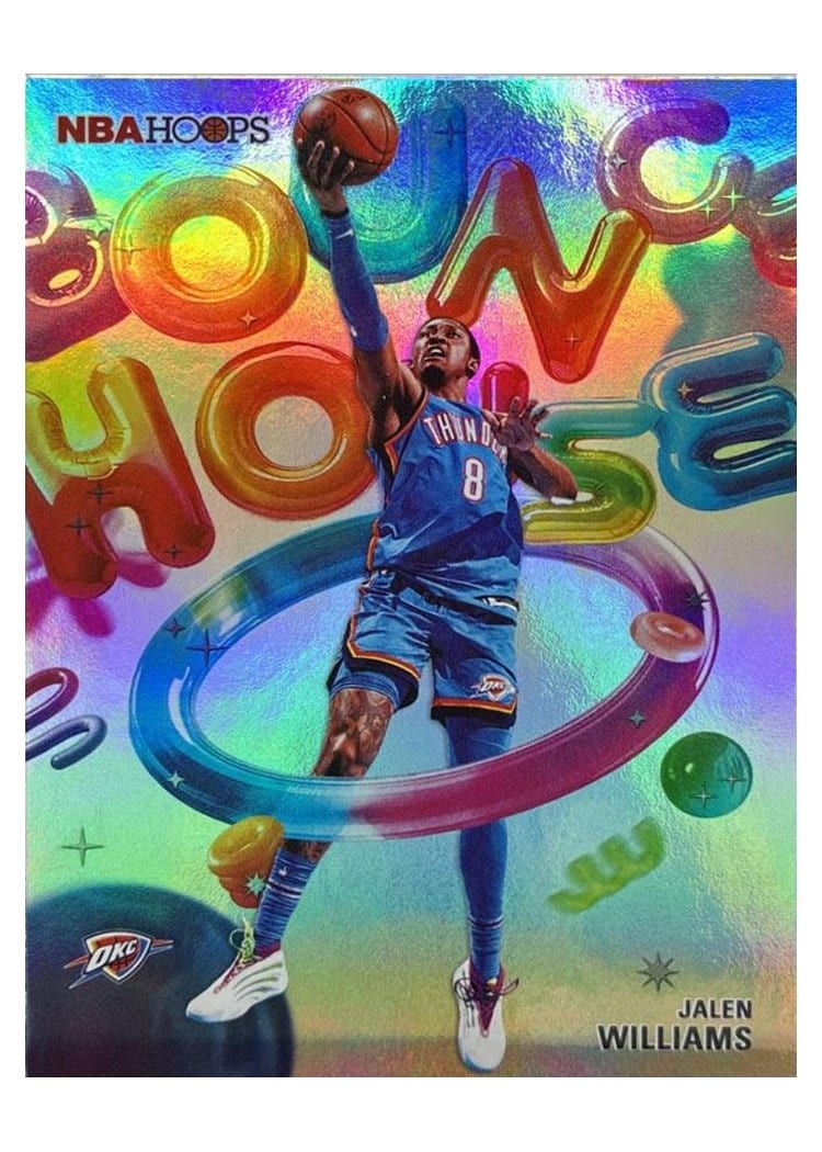 2025-26 NBA Hoops Bounce House Jalen Williams #BH-13 card