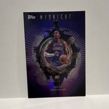 2025-26 Topps Midnight Insomnia Jalen Williams #IN-10 card