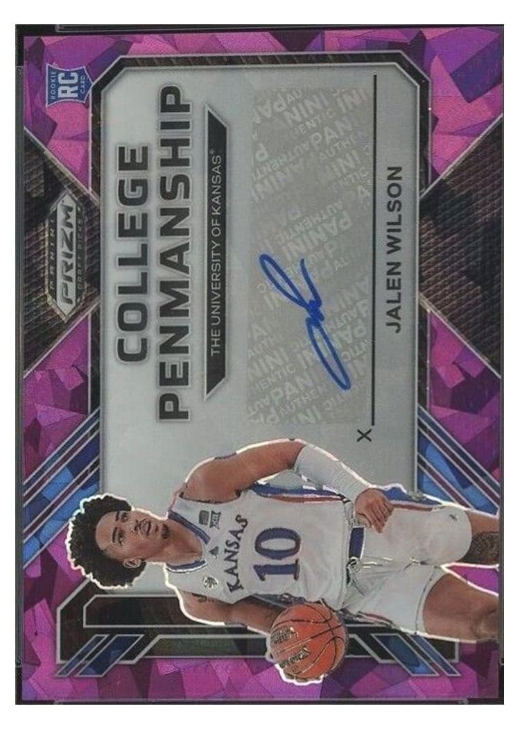 2023-24 Panini Prizm Rookie Penmanship Jalen Wilson #RP-JLN card