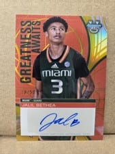 2024-25 Bowman's Best University Greatness Awaits Autographs Jalil Bethea #GAA-JB card