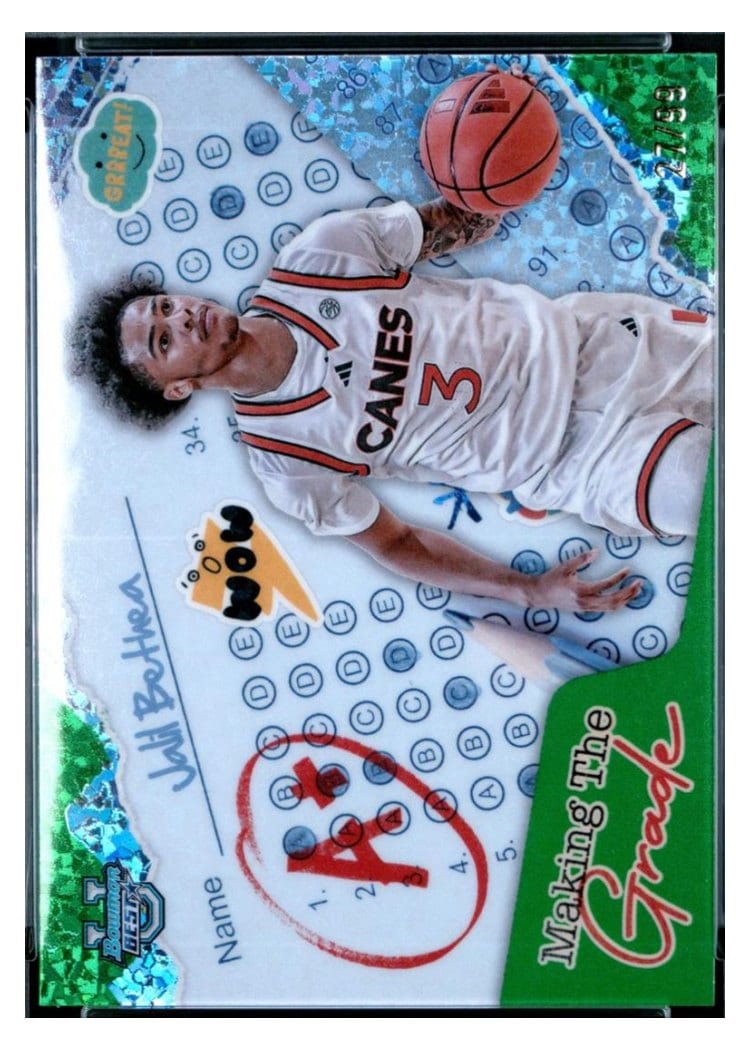 2024-25 Bowman's Best University Making the Grade Jalil Bethea #MG-14 card