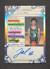 2024-25 Bowman University Chrome Course Load Autographs Jalil Bethea #CLA-JB card