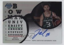 2024-25 Bowman University Chrome Eye Test Autographs Jalil Bethea #ETA-JB card