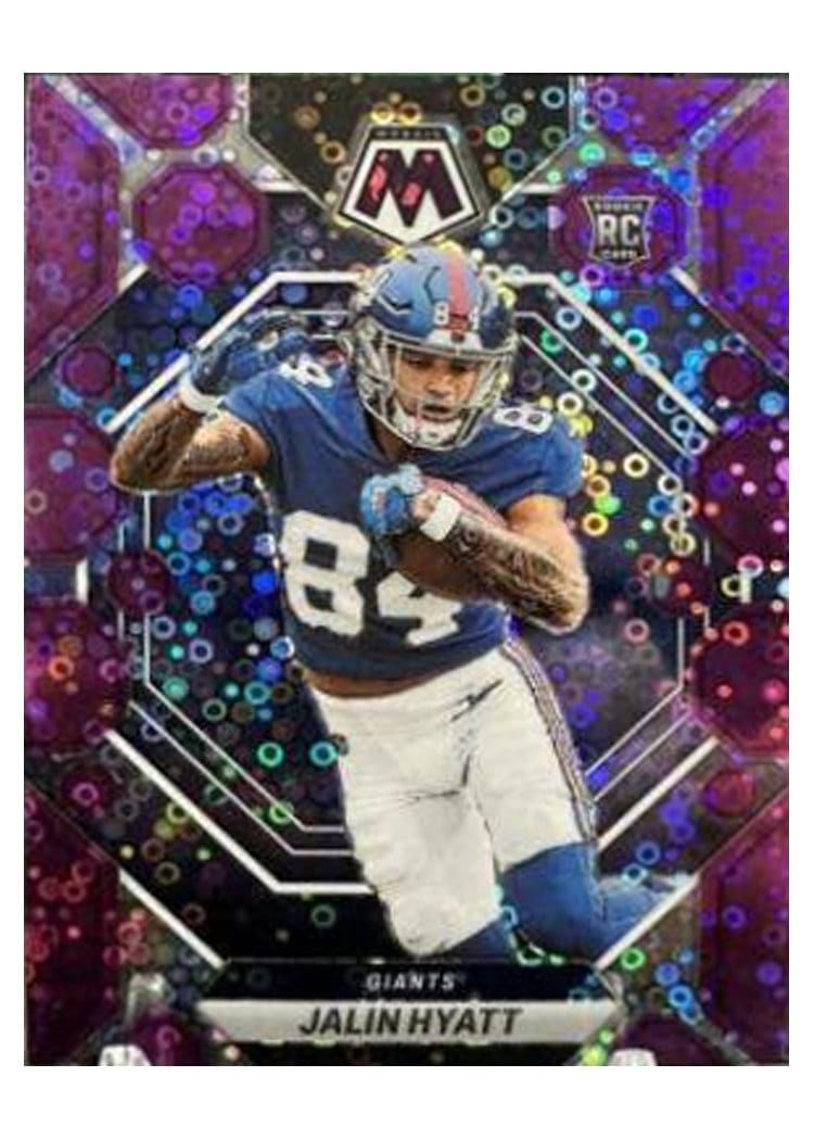 2023 Panini Mosaic Base Set Jalin Hyatt No Huddle Purple #329 card