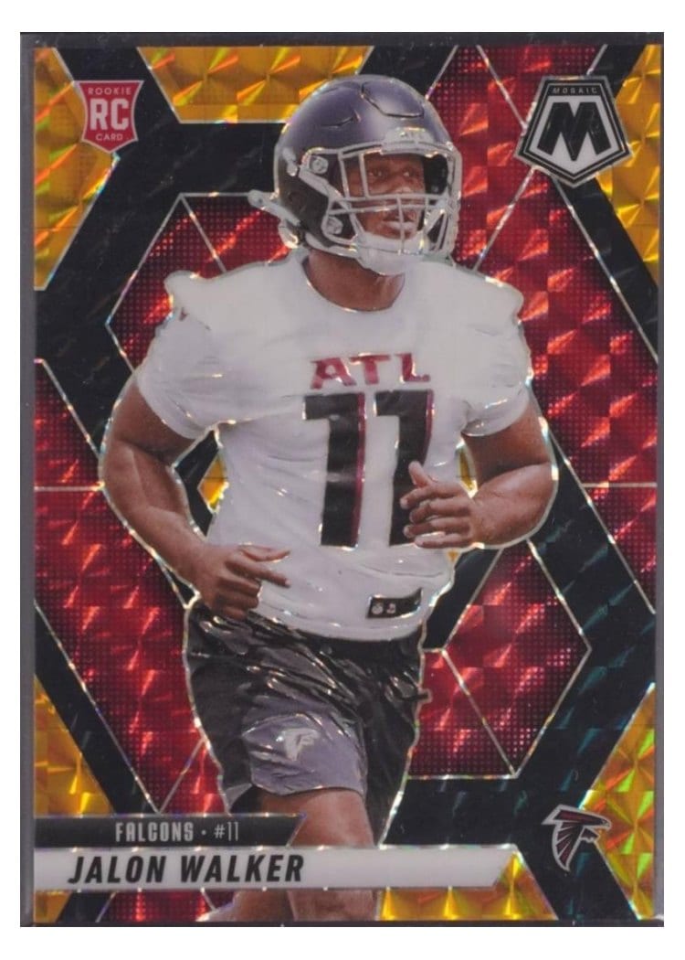 2025 Panini Mosaic Base Set Jalon Walker #377 card