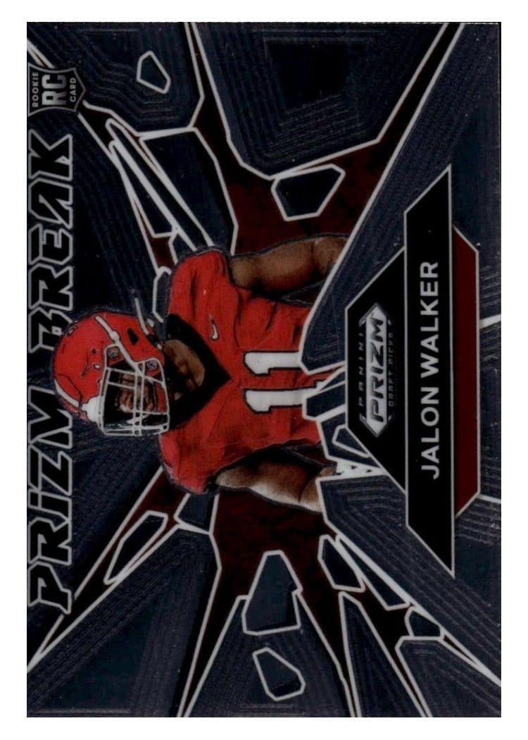 2025 Panini Prizm Draft Picks Prizm Break Jalon Walker #14 card
