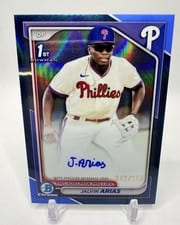 2024 Bowman Chrome Prospects Autographs Jalvin Arias #CPA-JA card