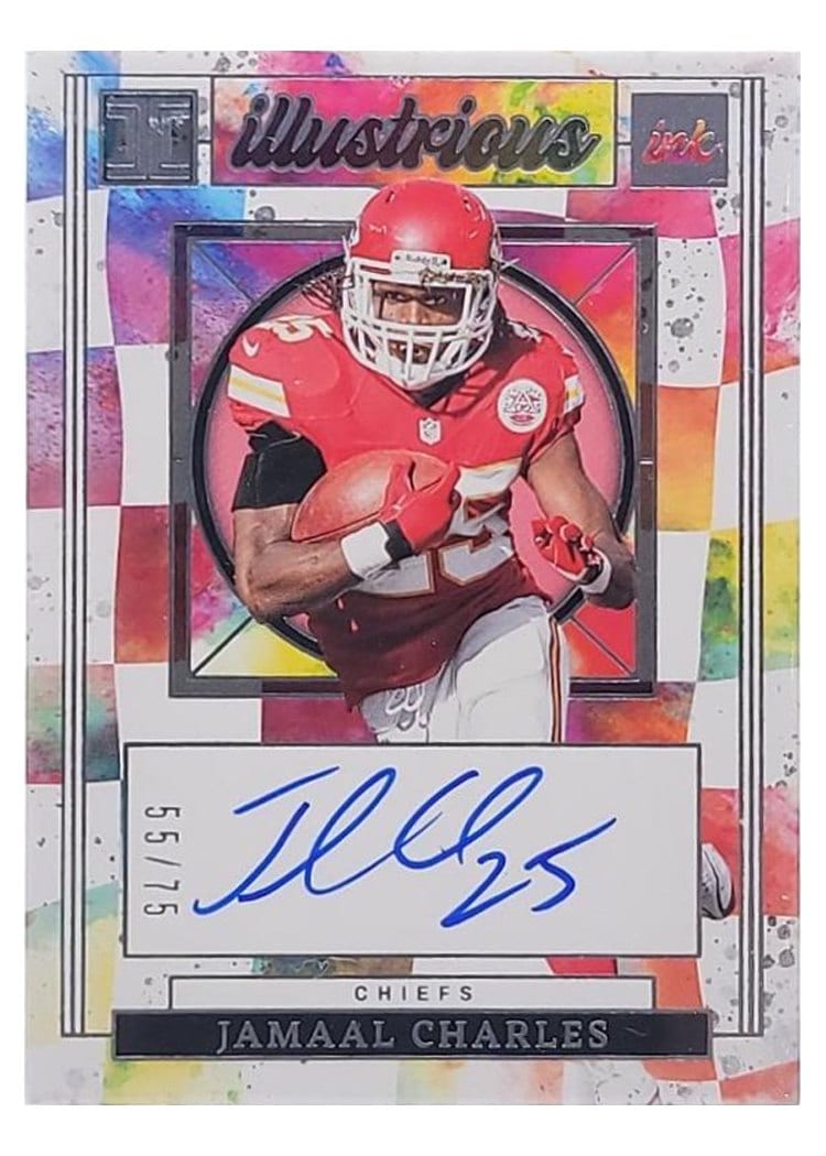 2025 Panini Impeccable Illustrious Ink Jamaal Charles #15 card