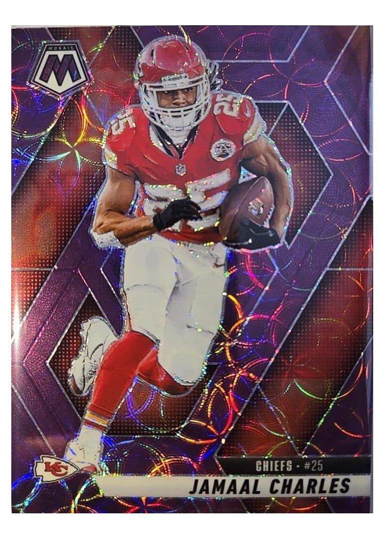 2025 Panini Mosaic Base Set Jamaal Charles #18 card