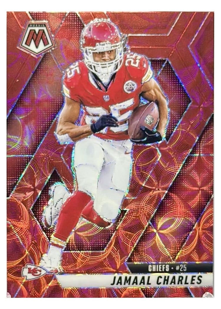 2025 Panini Mosaic Base Set Jamaal Charles #18 card