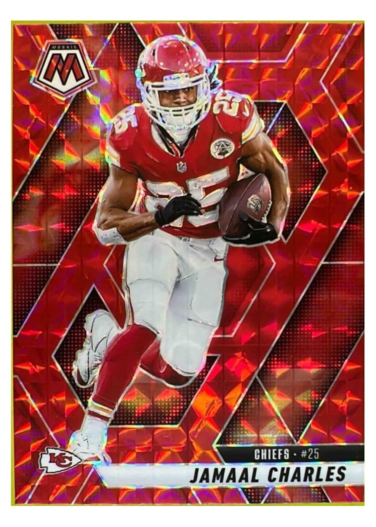 2025 Panini Mosaic Base Set Jamaal Charles #18 card
