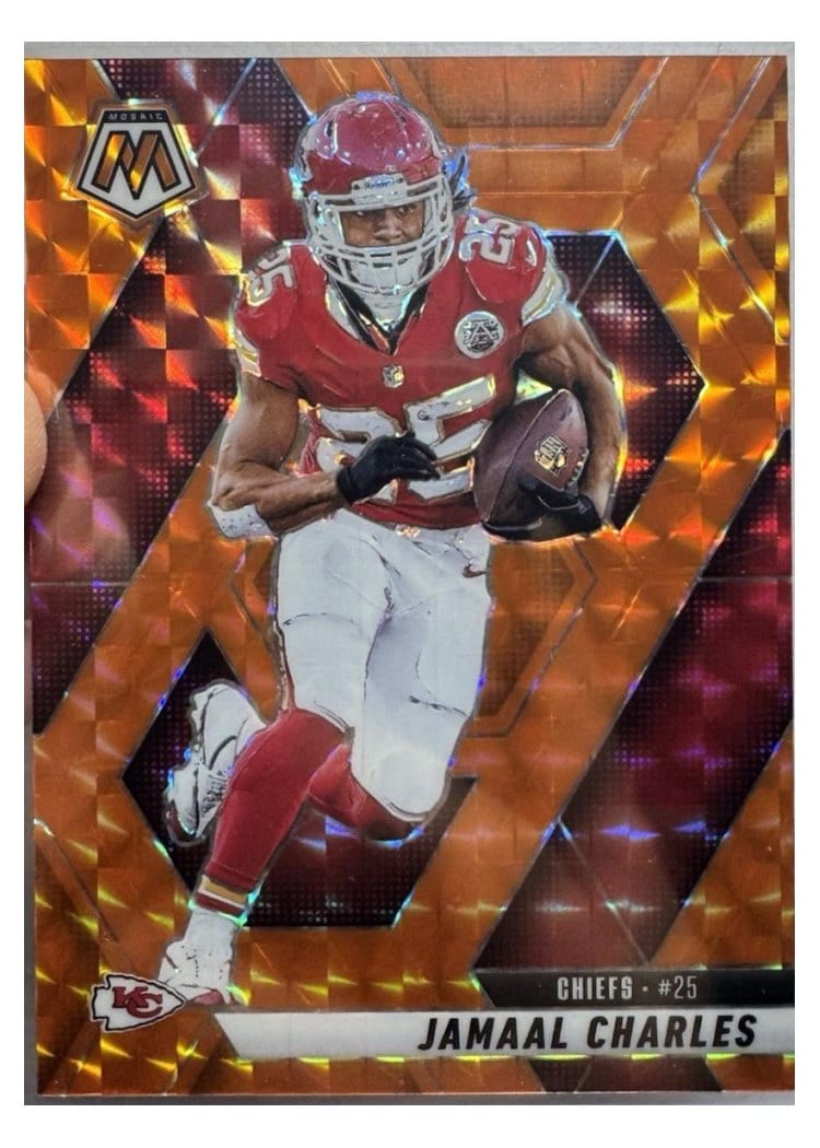 2025 Panini Mosaic Base Set Jamaal Charles #18 card