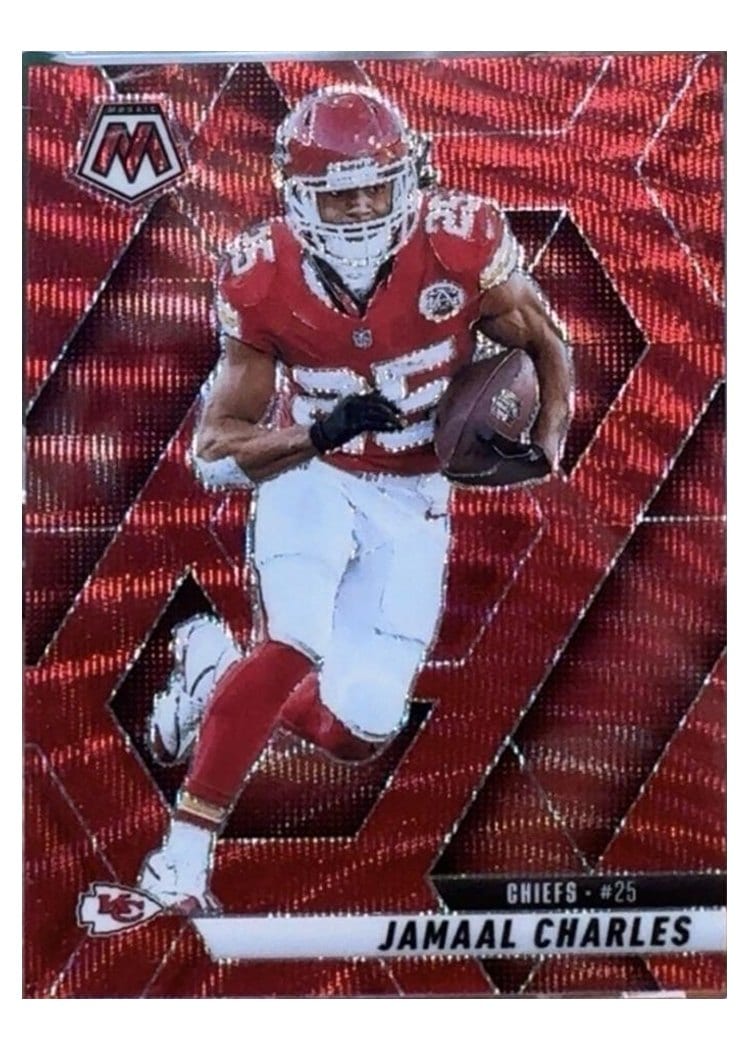 2025 Panini Mosaic Base Set Jamaal Charles #18 card