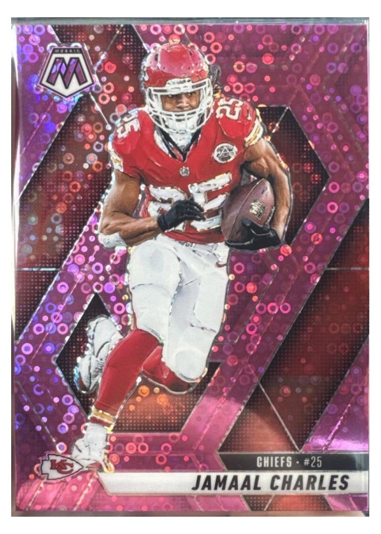 2025 Panini Mosaic Base Set Jamaal Charles #18 card