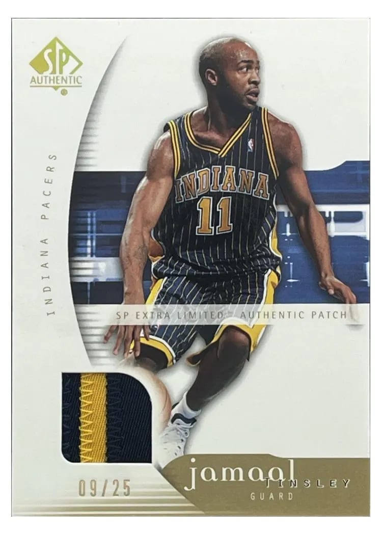 2005 SP Authentic Jamaal Tinsley #31 card