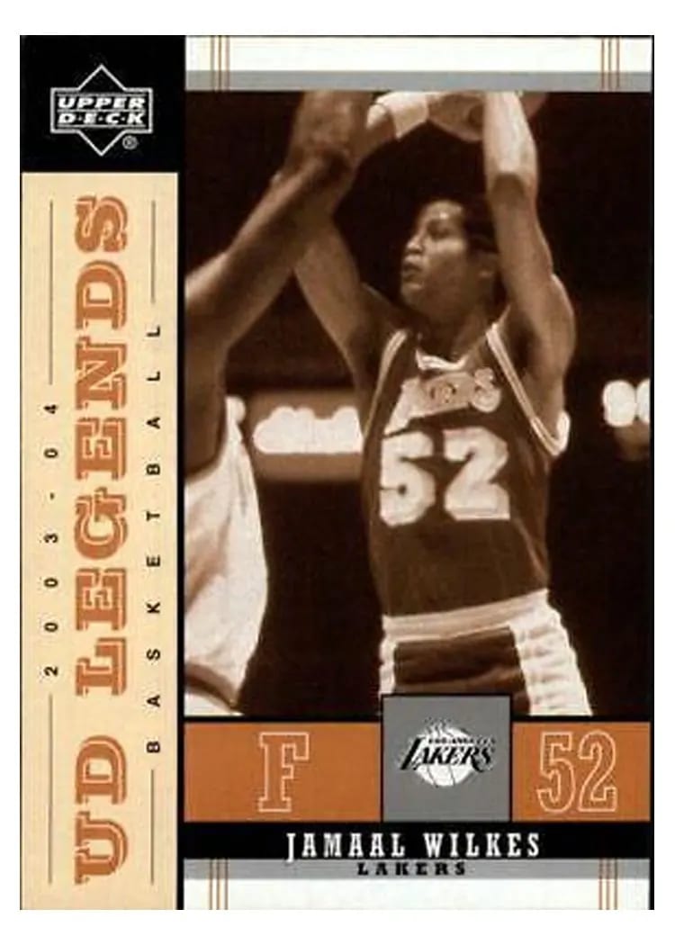 2003 Upper Deck Legends Throwback Jamaal Wilkes #43 card