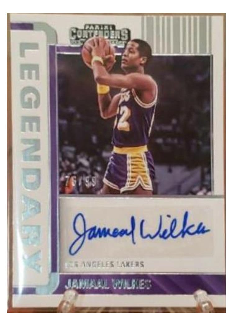 2022-23 Panini Contenders Legendary Contenders Autographs Jamaal Wilkes #LC-JWL card
